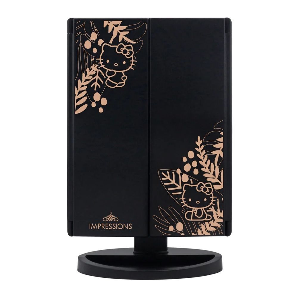 Hello Kitty Trifold LED Tri-Tone Makeup Mirror with Magnification